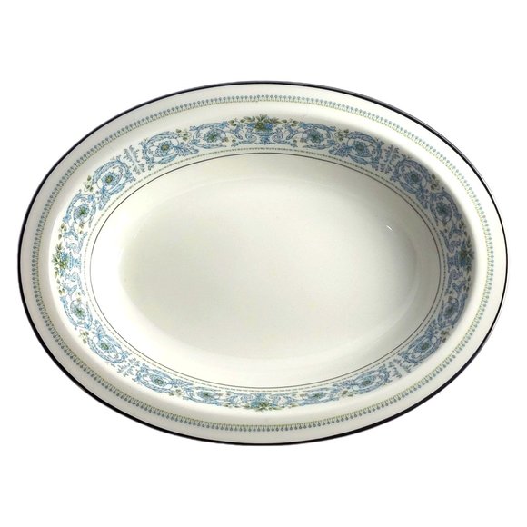 Noritake Serving Bowl Monteleone Pattern Oval Vegetable Dish Centerpiece 10 1/8" - Picture 2 of 5